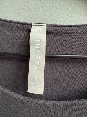 Athleta Santorini Thera Dress Sleeveless Black A-Line Dress Size Large Modal thumbnail 6