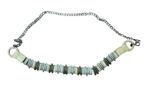 Vintage‎ Metal Belt with Adjustable Chain thumbnail 1