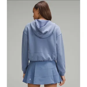 Lululemon Softstreme Full Zip Hoodie Jacket Oasis Blue 12 NWT thumbnail 3