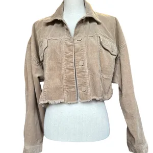 C'est Toi Black‎ Label Tan Corduroy Jacket Sz L thumbnail 3