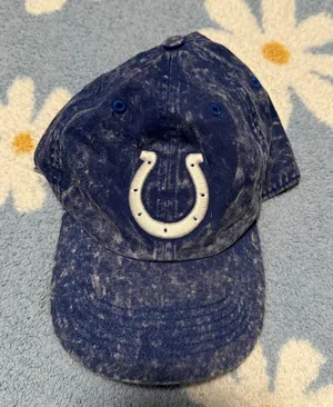 NFL Indianapolis Colts 47 Brand Blue and White Women's Hat thumbnail 1