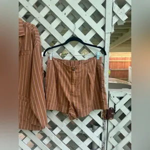 Free people stripped blazer set thumbnail 4