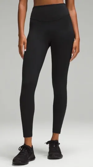 Lululemon Base Pace High-Rise Tight 28" *Brushed‎ Sz 10 in Black thumbnail 1