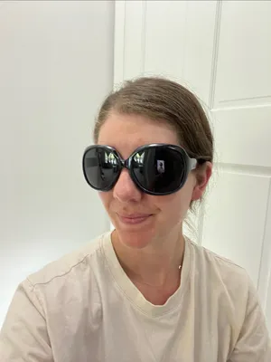 NIB Joopin Black Round Oversized Sunglasses thumbnail 9
