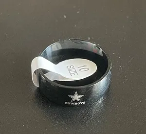 Black arc Dallas cowboys ring thumbnail 1