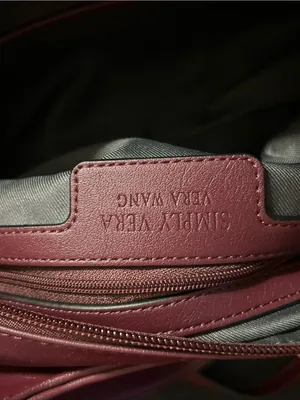 Simply Vera Vera Wang Women’s Quilted Burgundy Satchel thumbnail 10
