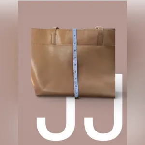 Madewell Elegant Tan Leather‎ Tote Bag thumbnail 3