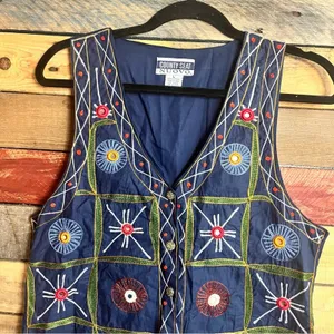 County Seat Nuovo Blue‎ Vest Size Large thumbnail 3