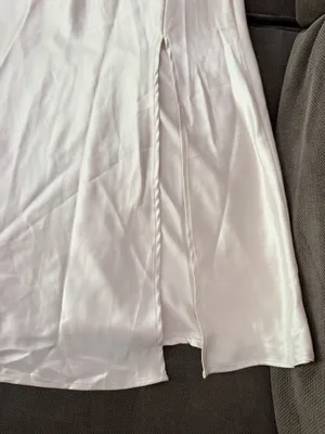 Off white silky dress Size XS thumbnail 5