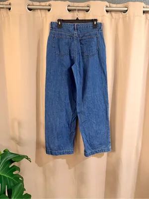 Biltmore Classic Wide-Leg Blue Denim Jeans - Women thumbnail 2
