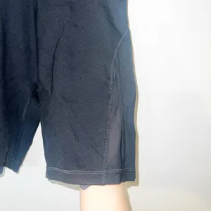 Offline by Aerie goals black high rise pull on mesh detail biker shorts thumbnail 4
