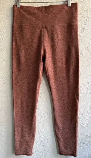 Vuori High-Waist Rust Heather Leggings thumbnail 1