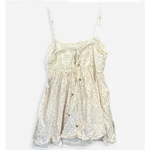 Free People Gabby Mini Dress In White Floral Print Small thumbnail 6