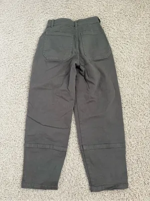 Everlane Utility Barrel Pants size 00 Olive green thumbnail 3