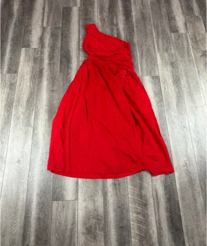 Abercrombie Red Cutout Maxi Dress thumbnail 3