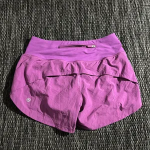 Lululemon Speed Up Mid-Rise Lined Short 3.5” Swift Running Lightweight Plum thumbnail 2