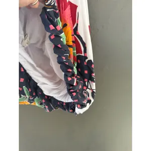 Colcci Brazil Y2k Vintage Medium‎ Floral Bubble Hem Top Tropical Beach Going Out thumbnail 4