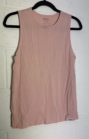 NOBULL Womens Muscle Tank Top Dusty Rose Pink Sleeveless Training Shirt XS thumbnail 1