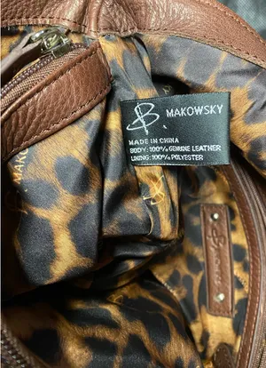 B Makowsky Leather Bag thumbnail 6