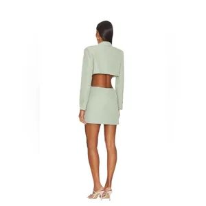 X Bondi dress in Sage Sndys Blazer Dress thumbnail 2