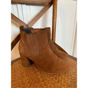 Steve Madden Gasto rust suede square toe booties size 10 thumbnail 9