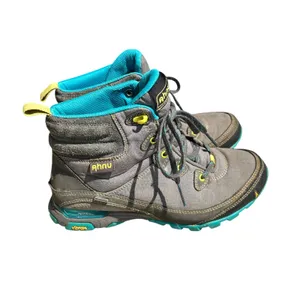 Ahnu Sugarpine Waterproof Hiking Boots Grey Teal Womens 7 Outdoor Gorpcore thumbnail 2