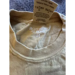 "Half Mom Half Coffee" Beige Graphic T-Shirt Short Sleeve Crewneck Comfy Cozy thumbnail 3