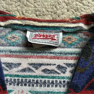 Vintage Bonkers In California Vest Navajo Western Native American Women Size M thumbnail 3