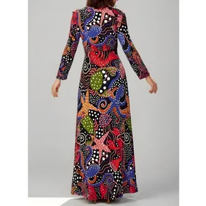 FARM RIO Under The Sea Maxi Dress, Multicolor, XS thumbnail 6