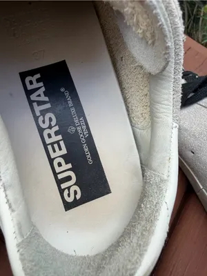Golden Goose Superstar Silver Pink Star Sneakers Size 6.5 $575 thumbnail 10
