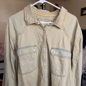 We the Free Westward Bound Shirt Bleached And Tinted Size‎ XL Free People Rust thumbnail 9