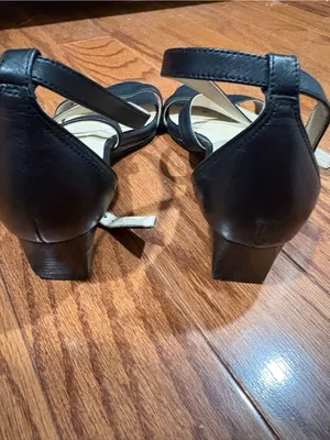 Cole Haan Black Strappy Ankle-Heel Sandals thumbnail 3