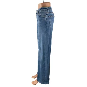 Mavi Paloma Women's Blue High Waisted Wide Leg Baggy Denim Jeans Size 25x31 thumbnail 3