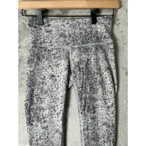 Lululemon Wunder Under Low-Rise Tight Luxtreme Antiqued Alpine‎ White Multi 2 thumbnail 2