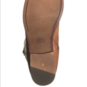 Frye Melissa Button Inside Zip Leather Boot COGNAC/BROWN Color NEW thumbnail 11