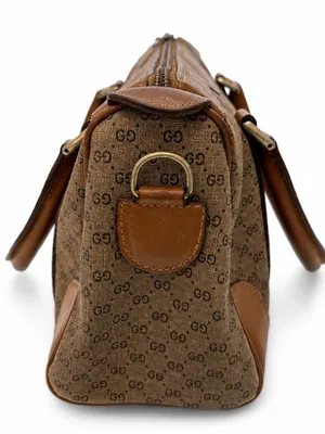 Vintage Gucci GG Monogram Boston Satchel Bag thumbnail 3