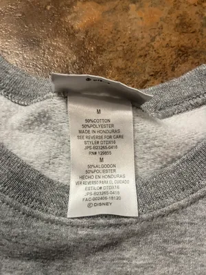 Parks Walt  World Mickey Mouse Sweatshirt Size Medium thumbnail 4