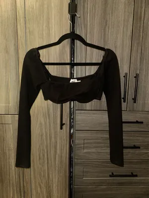Princess Polly Ribbed Bustier Crop Top thumbnail 3