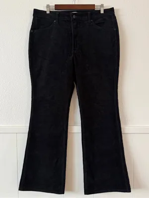Wrangler Westward 626 Women’s 33x30 High Rise Bootcut Corduroy Pants Black thumbnail 1