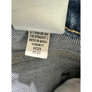 Banana Republic‎ The Straight Jean Medium Wash High Rise Button Fly Size 28 thumbnail 8