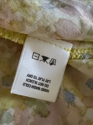 MSK Floral Yellow Rayon Sundress - Lightweight Women's Dress Size Medium thumbnail 15