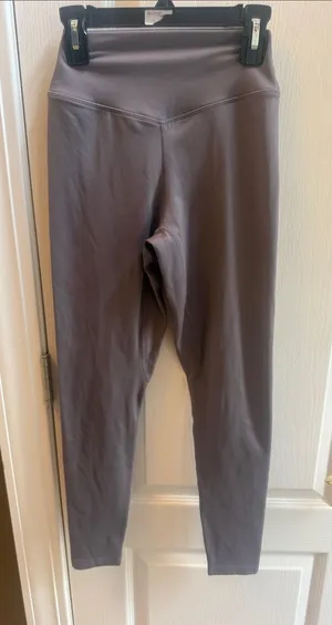 Balance Athletica High-Waist Mauve Gray Leggings thumbnail 1