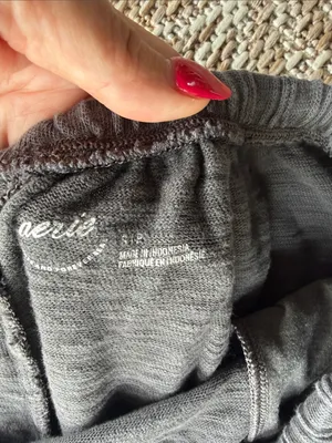Aerie Wide-Leg Lounge Pants in Dark Gray thumbnail 2