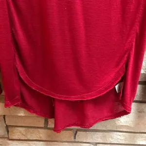 Free People Gatsby Top Embroidered Mesh Maroon Red Medium thumbnail 5