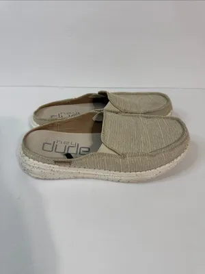 Hey Dude Women's Slip-On Sneakers in Beige and Off-White thumbnail 3