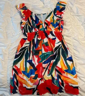 tropical mini dress thumbnail 1
