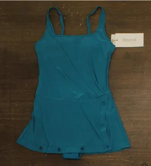 Beyond Control Dress with Grommet Detail One-Piece Northern Lights Blue Green 8 thumbnail 1