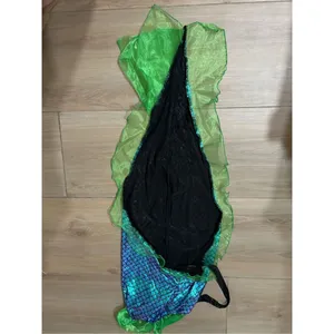 NEW Mermaid Costume Cosplay Halloween Mermaid Tail Skirt 2/4 thumbnail 6