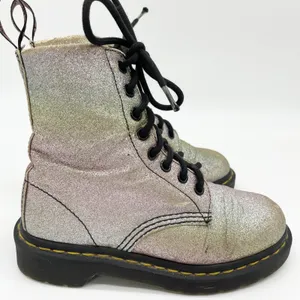 Dr Martens Womens‎ Combat Boots Size 5 Glitter Punk Rave Alt Festival Goth thumbnail 8