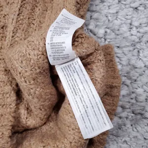 Abercrombie Turtleneck Chunky Knit Pullover Sweater Brown Tan Women's Size XS thumbnail 8